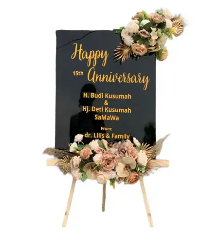 Papan Bunga Akrilik Sirkandi